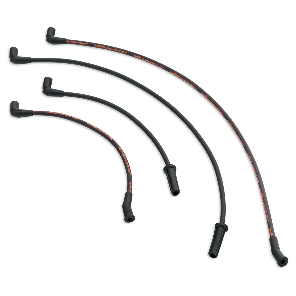 Screamin' Eagle 10MM Phat Spark Plug Wires - Black