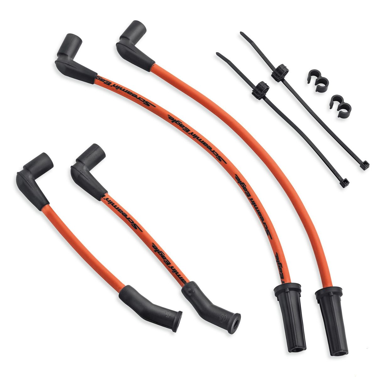 Screamin' Eagle 10MM Phat Spark Plug Wires - Orange