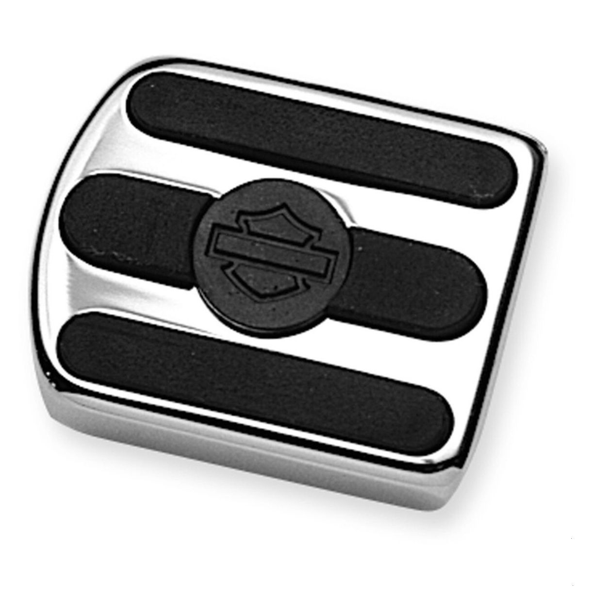 Chrome and Rubber Small Brake Pedal Pad