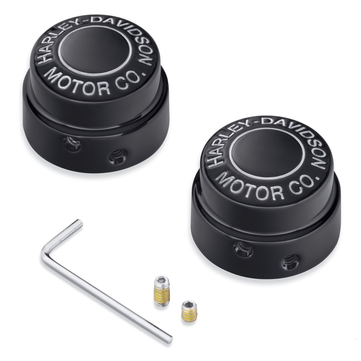 Harley-Davidson Motor Co. Front Axle Nut Covers