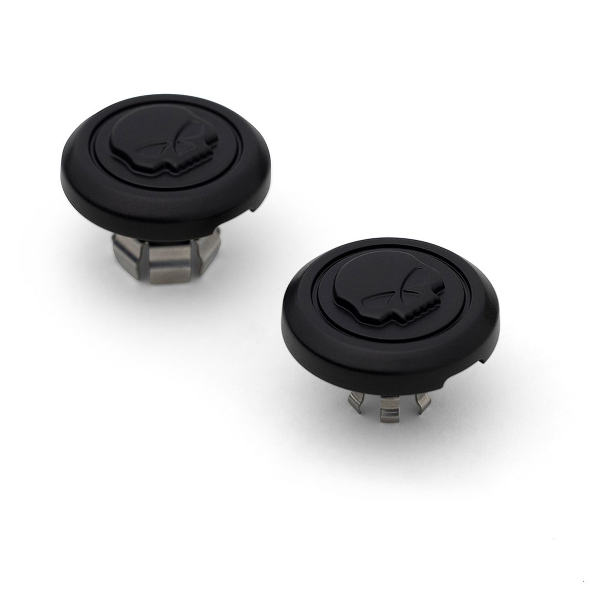 Willie G Skull Front Axle Nut Covers