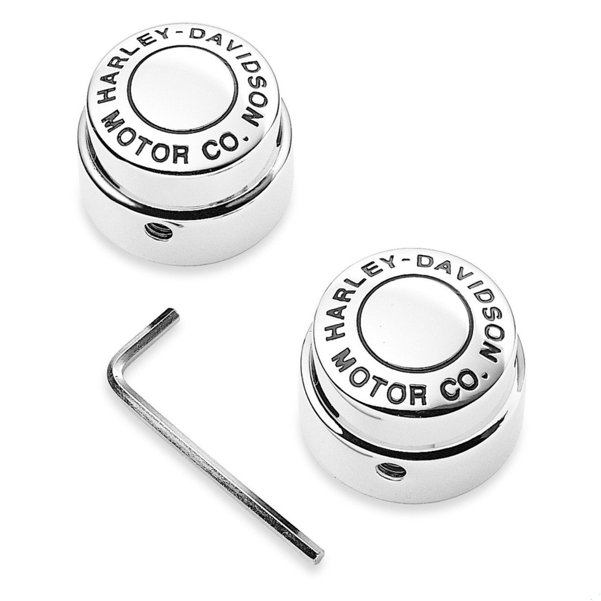 Harley-Davidson Motor Co. Front Axle Nut Covers