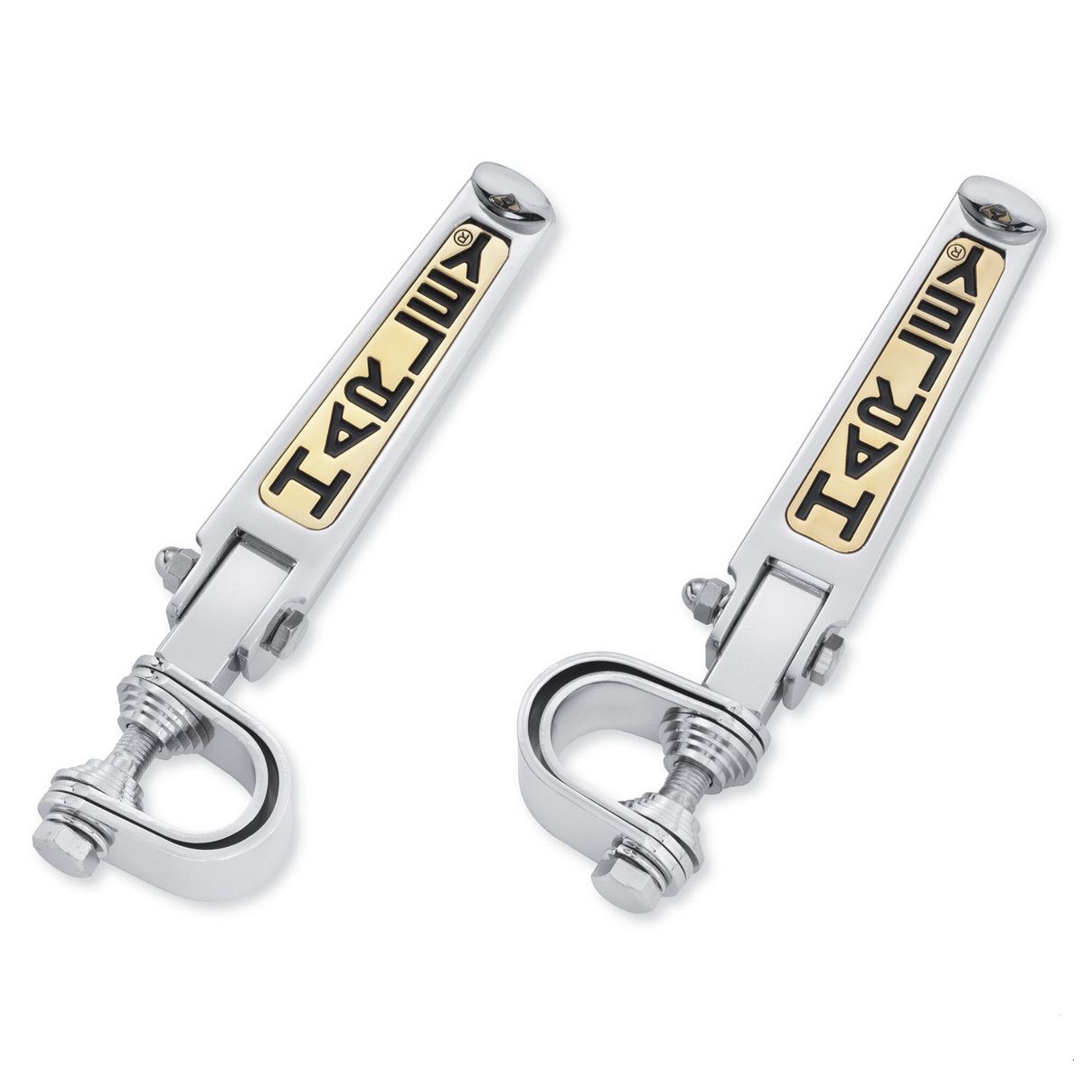 Custom Harley Scripted Footpegs