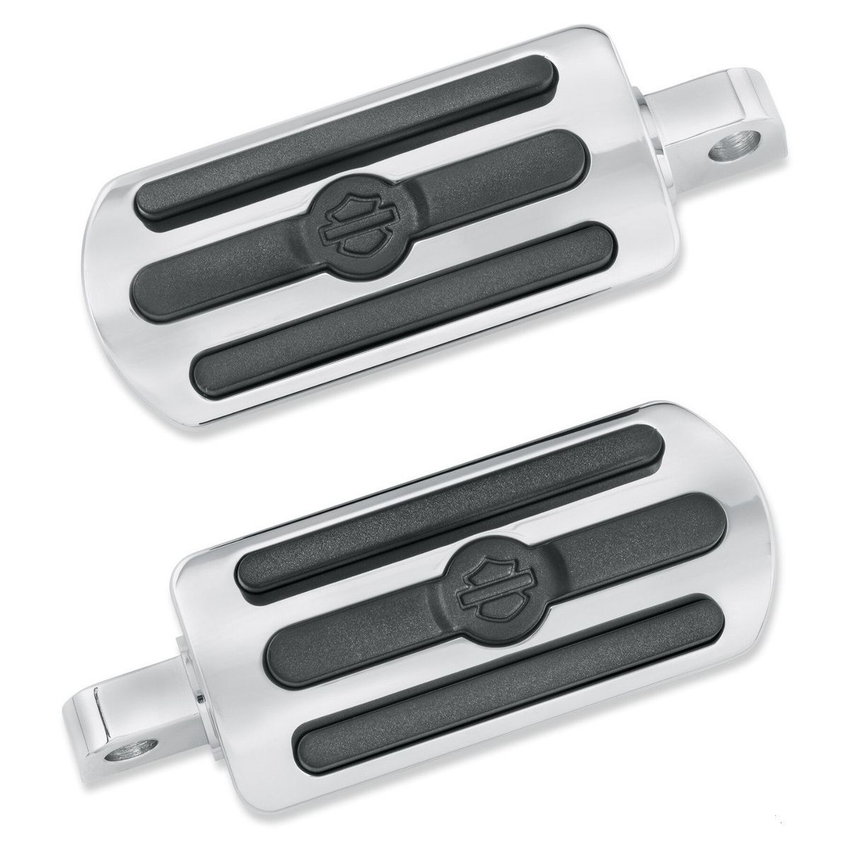 Chrome and Rubber Custom Footpegs