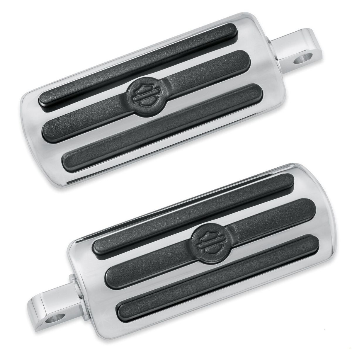 Chrome and Rubber Custom Footpegs
