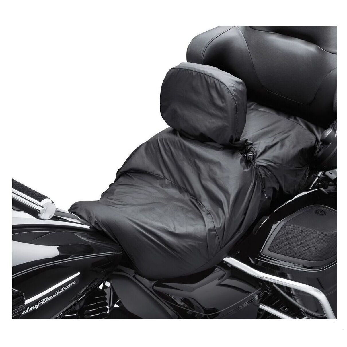 Touring Seat Rain Cover with Rider Backrest