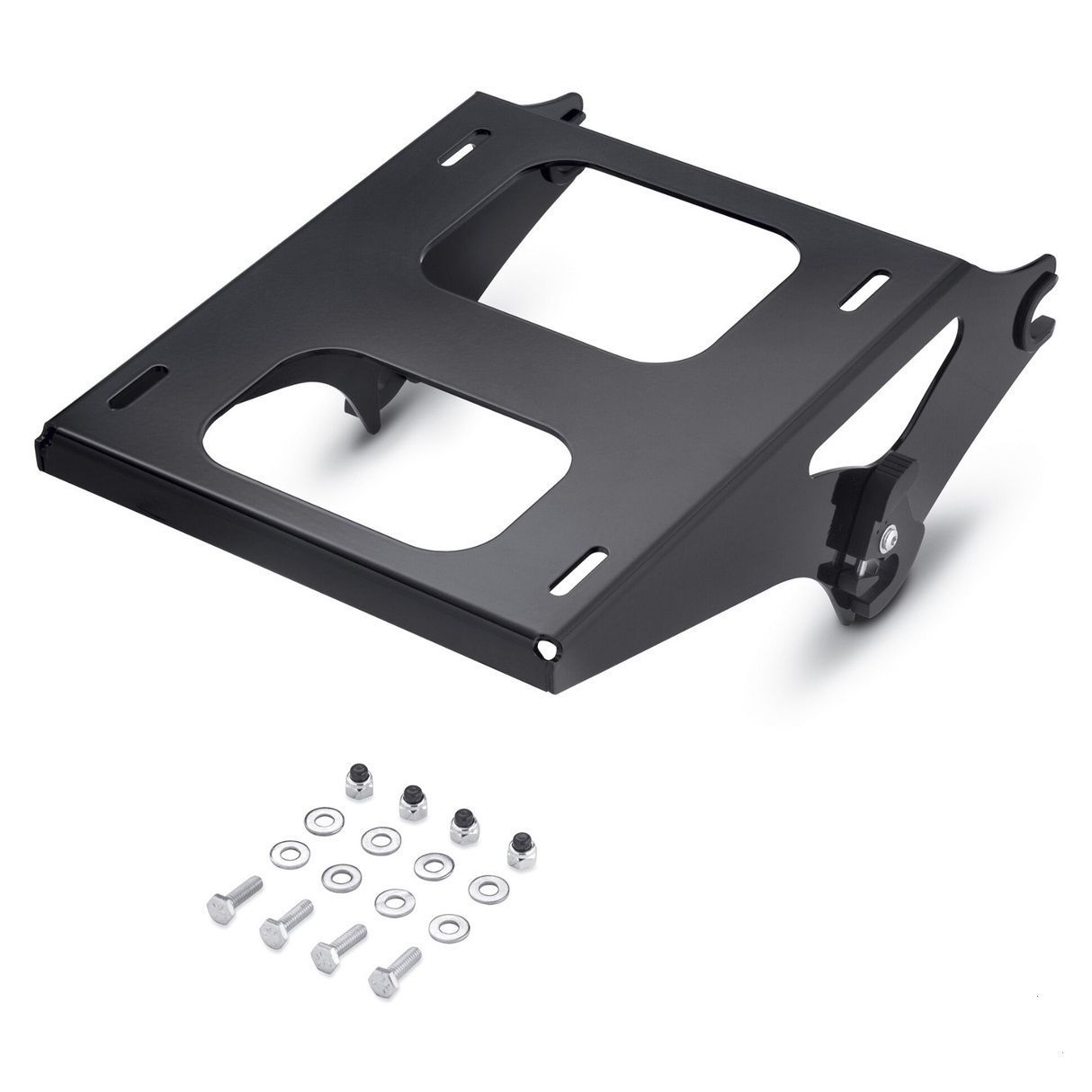H-D Detachables Two-Up Tour-Pak Mounting Rack - Gloss Black
