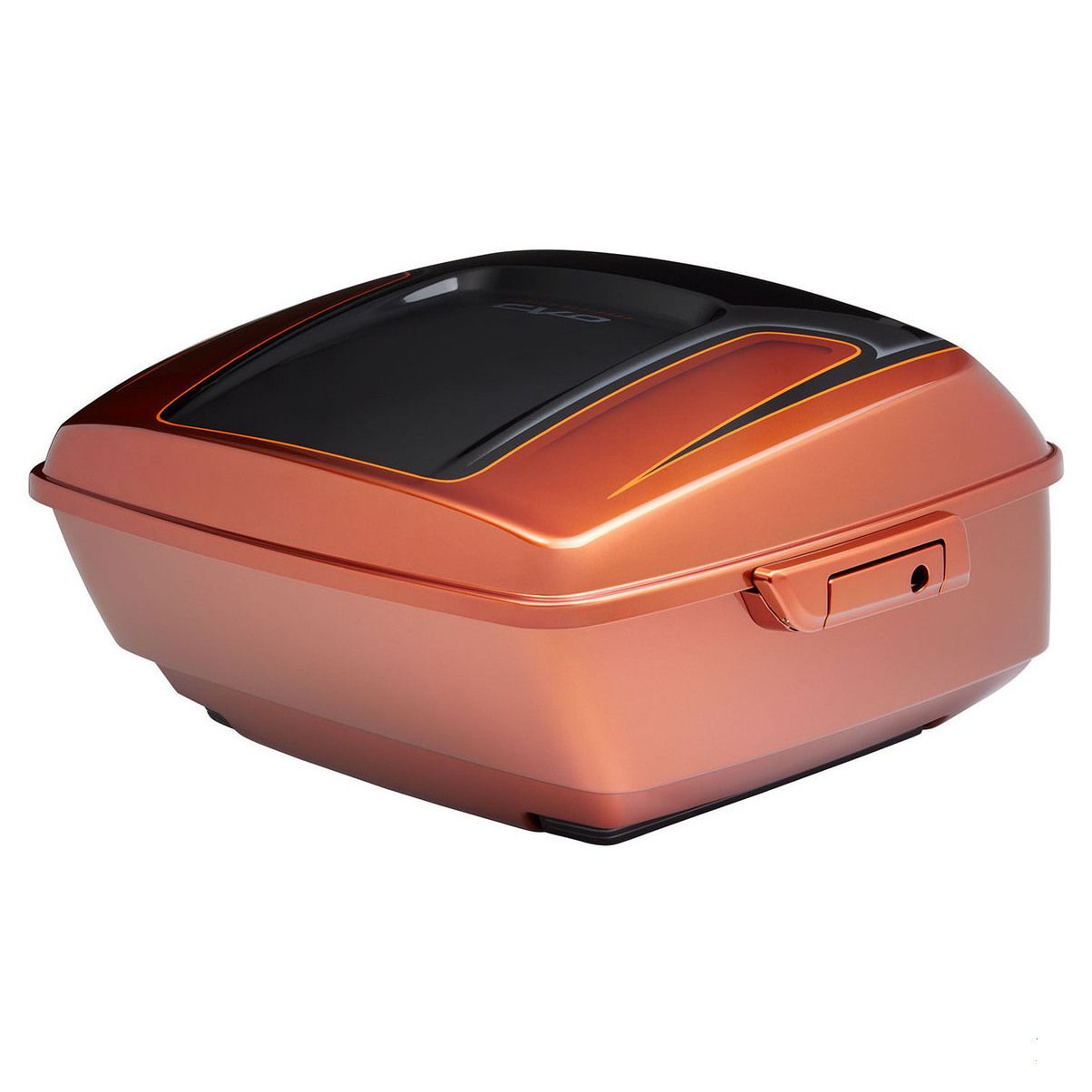 Color-Matched King Tour-Pak Luggage �  Whiskey Neat/Raven Metallic