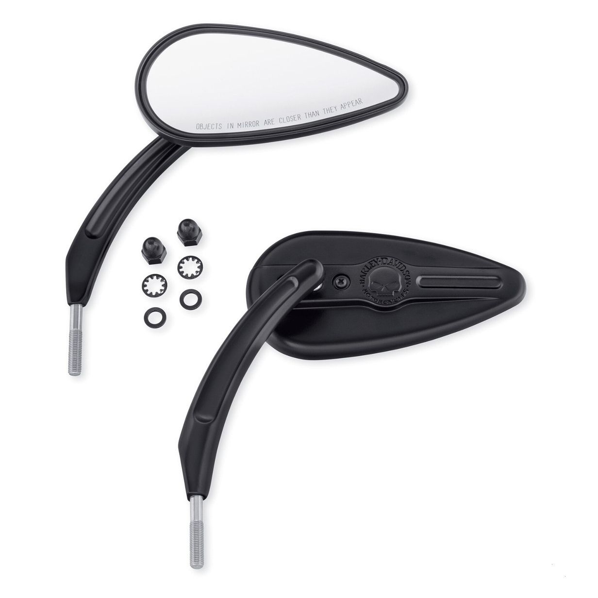 Willie G Skull Teardrop Mirrors