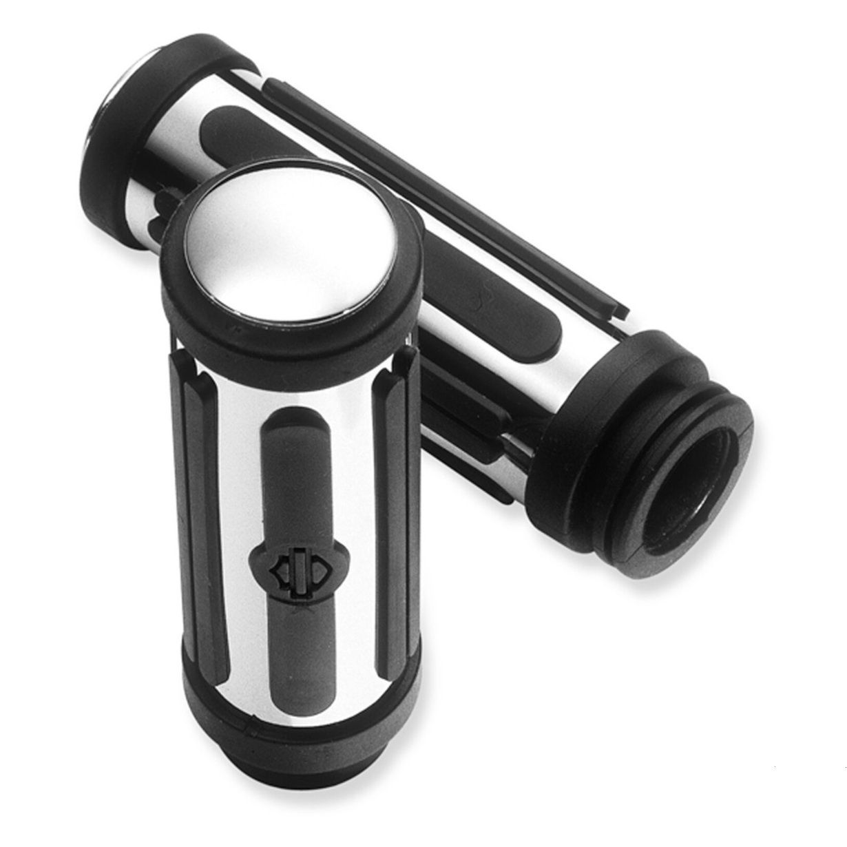 Chrome and Rubber Hand Grips