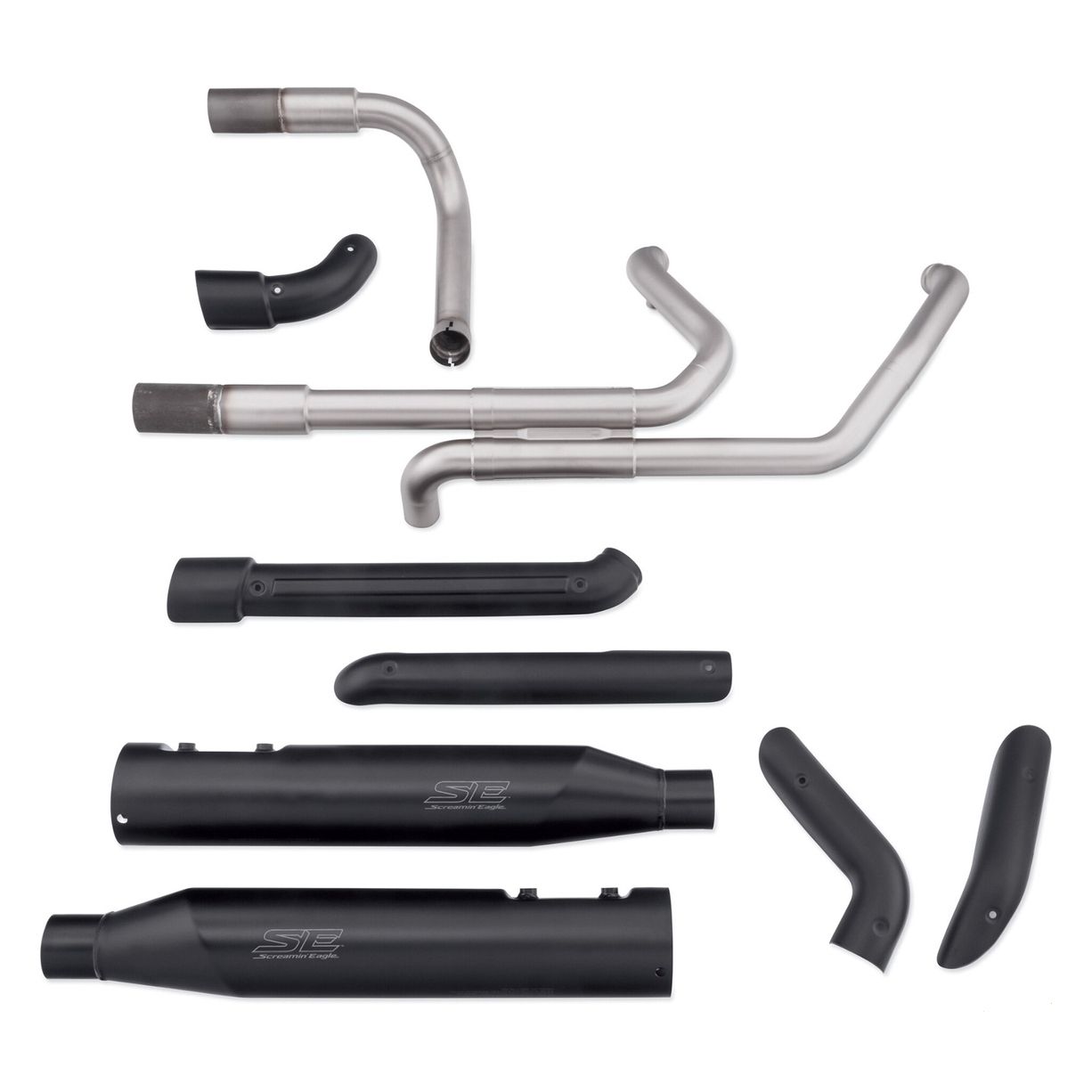 Screamin' Eagle High-Flow Exhaust System with Street Cannon Mufflers