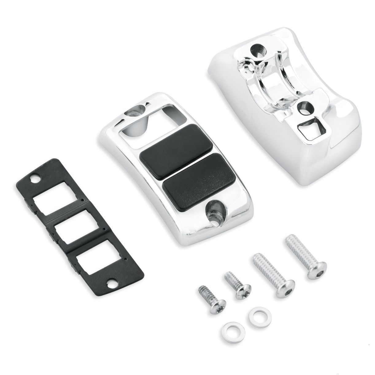 Chrome Auxiliary Accessory Switch Housing Kit