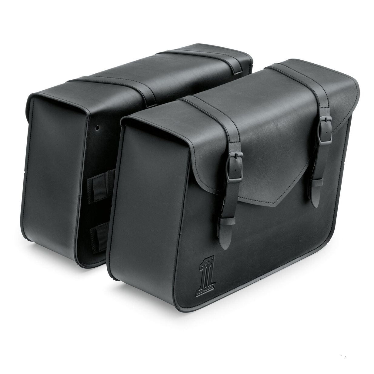 Black Standard Line Large Throw-Over Saddlebags