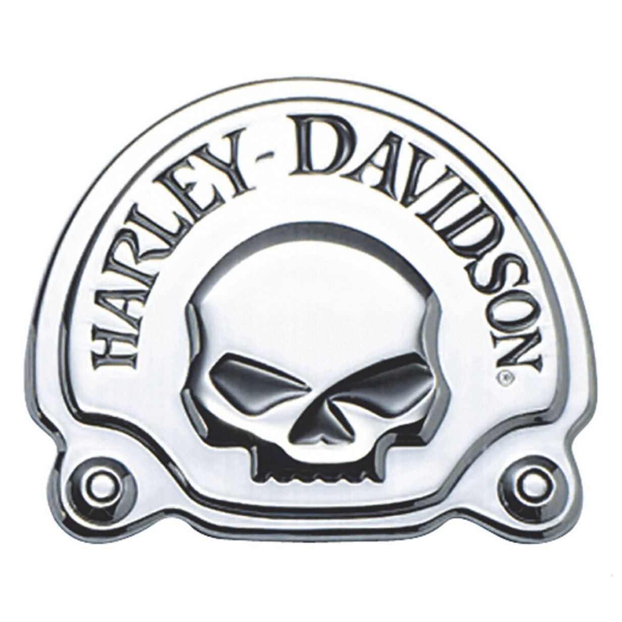 Chrome Skull Medallion