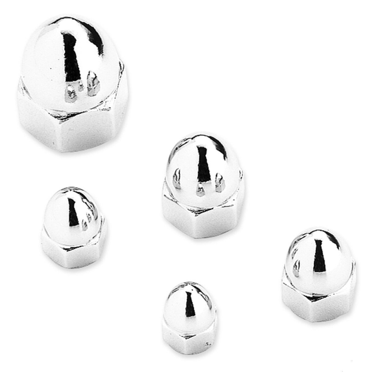 Chrome Acorn Nut Kit