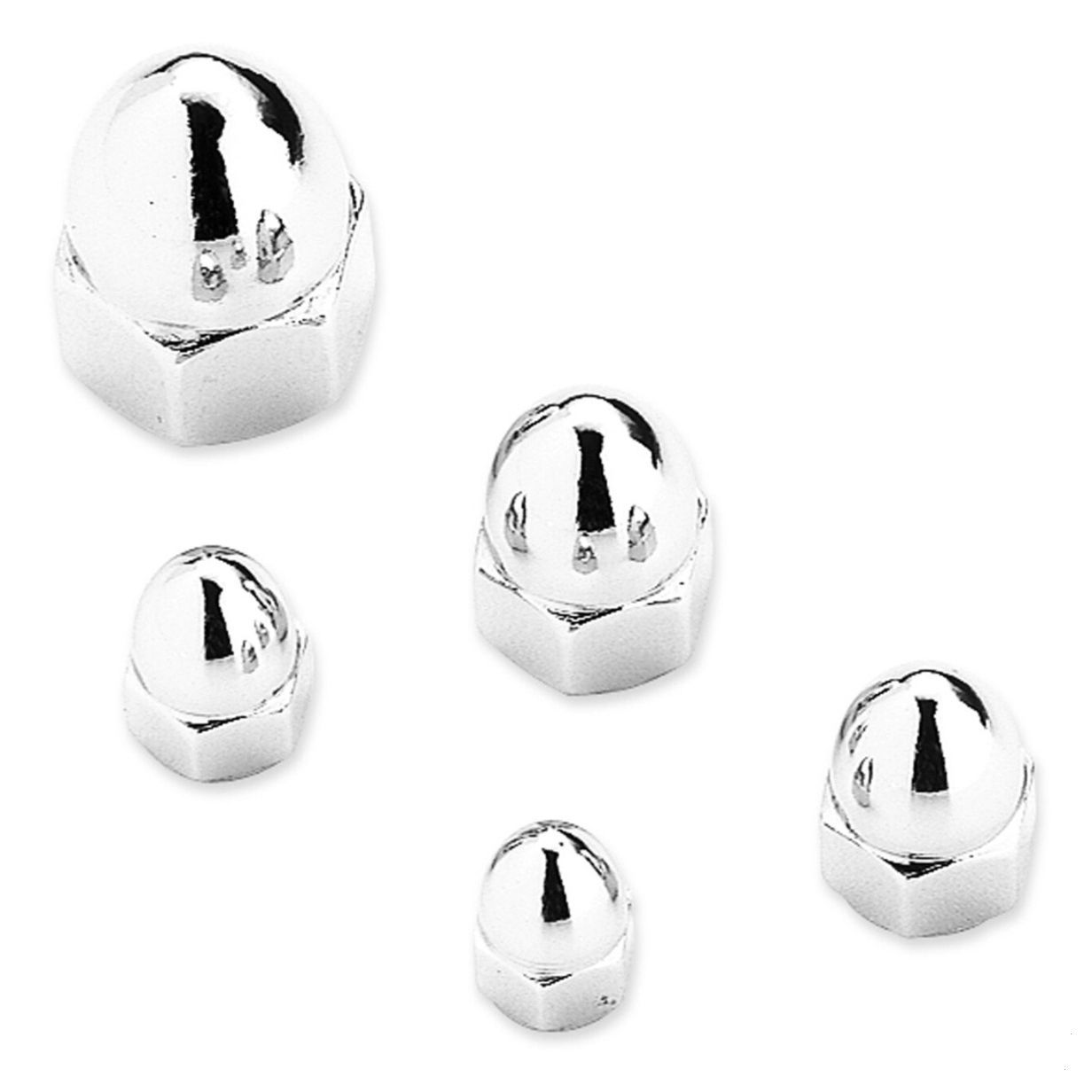 Chrome Acorn Nut Kit