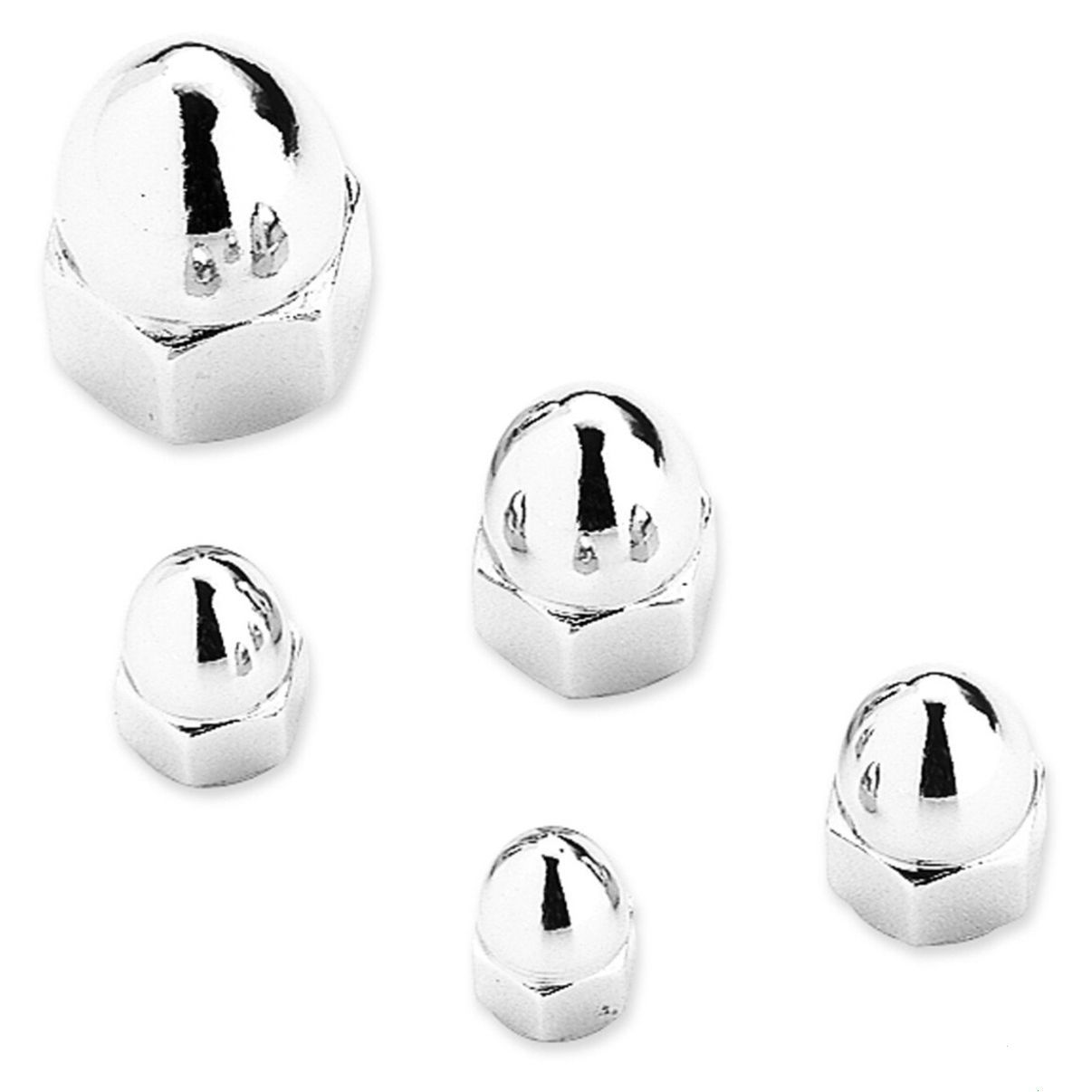 Chrome Acorn Nut Kit