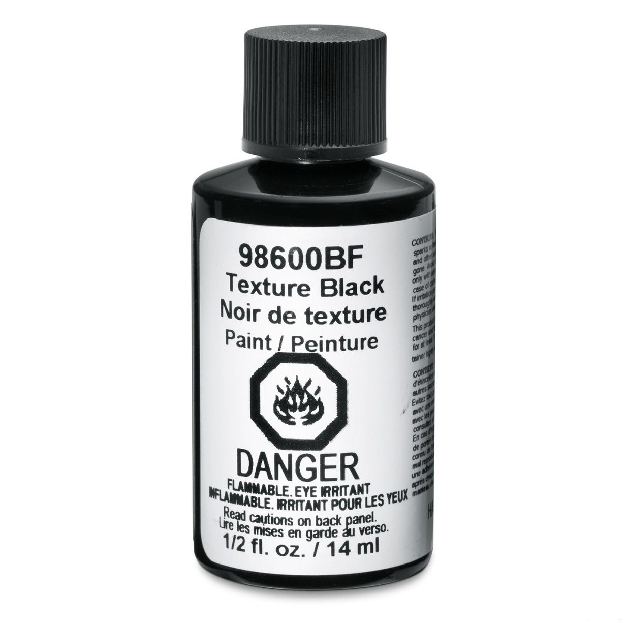 Black Texture Touch-Up Paint Bottle