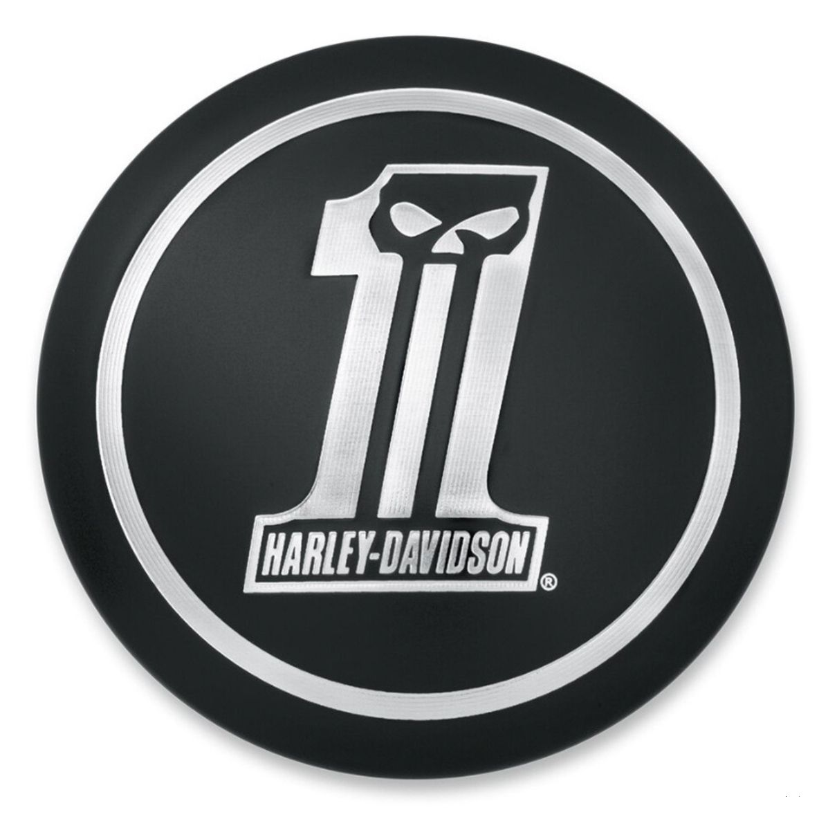 Dark Custom Logo Fuel Cap Medallion